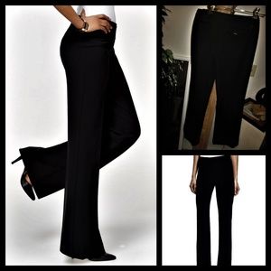 NINE WEST BLACK DRESS PANTS "CYNDI FIT" SIZE 4P PE